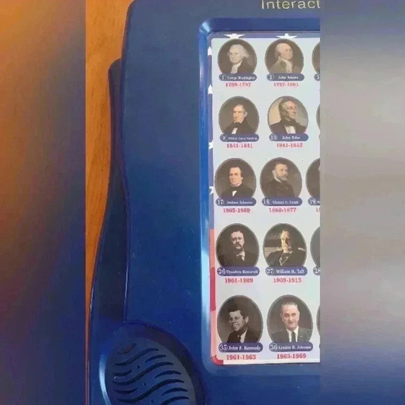 Vintage 2001 K&B Learning Interactive toy US  Presidents Tested and Works - Picture 2 of 5